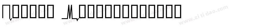 Analog Regular字体转换